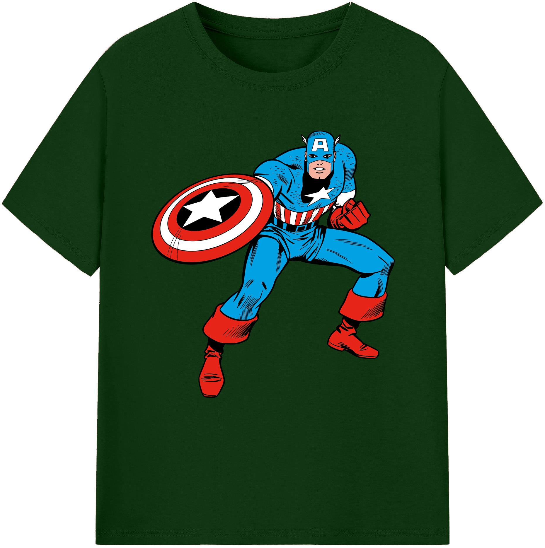 （画像用） アベンジャーズ The Avengers 綿100％半袖Tシャツ（フロントプリント）